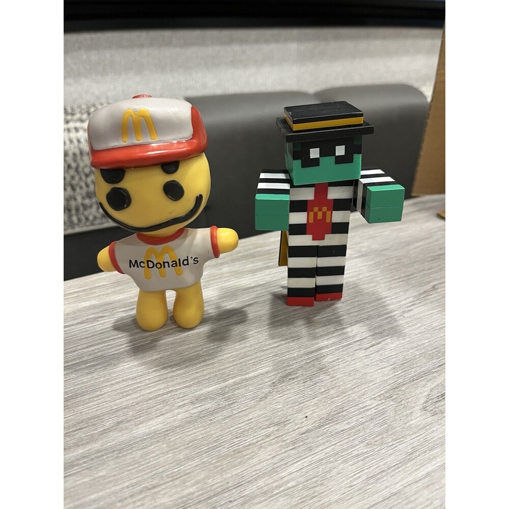Cactus Plant Flea Market McDonald's Toy Figure Cactus Jack Minecraft Hamburglar